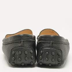 Tod's Black Leather Penny Loafers Size 37
