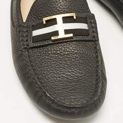 Tod's Black Leather Penny Loafers Size 37