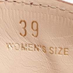 Pre Owned حذاء لوفرز تودز بني جلد بني مقاس 39