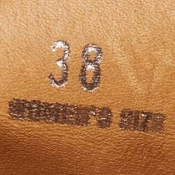 Pre Owned Tod's Brown Leather Penny Loafers Size 38