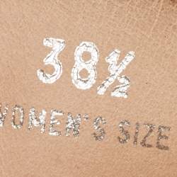 Pre Owned Tod's Black Leather Bow Slip On Loafers Size 38.5