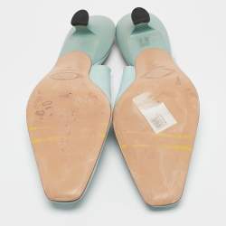 Tod's Blue Leather Slingback Pumps Size 40