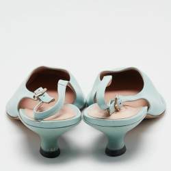 Tod's Blue Leather Slingback Pumps Size 40