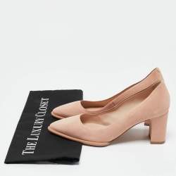 مملوكة مسبقًا Tod's Beige Suede Pointed Toe Pumps Size 35