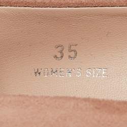 مملوكة مسبقًا Tod's Beige Suede Pointed Toe Pumps Size 35