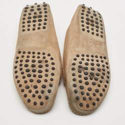 Tod's Brown Suede Slip On  Loafers Size 39