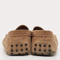 Tod's Brown Suede Slip On  Loafers Size 39
