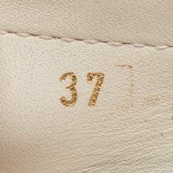 Tod's Beige Nubuck Leather Tied Lace Loafers Size 37