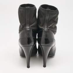 Tod's Black Leather Ankle Length Boots Size 36
