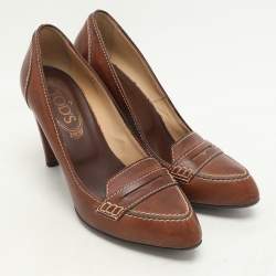 Tod's Brown Leather Pumps Size 37