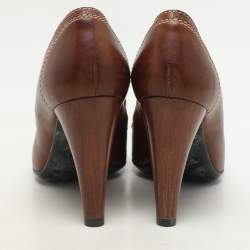 Tod's Brown Leather Pumps Size 37
