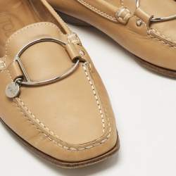 Tod's Brown Leather Penny Driving Loafers Size 38