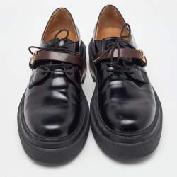 Tod's Black Leather Lace Up Derby Size 40