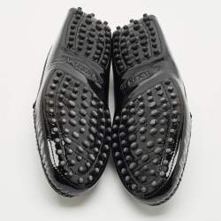 Tod's Black Patent Leather Penny Penny Loafers Size 39