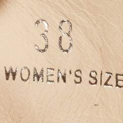 Pre Owned حذاء لوفرز تودز سليب أون جلد لامع أزرق مع فيونكة مقاس 38