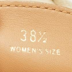 Tod's Beige Suede T Logo Penny Loafers Size 38.5