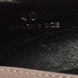 Tod's Dark Lilac Leather Block Heel Pumps Size 40
