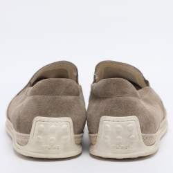 Pre Owned Tod's Beige Suede Slip On Sneakers Size 40