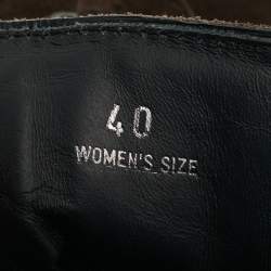 Pre Owned Tod's Brown Suede W. G. Heritage Ankle Boots Size 40