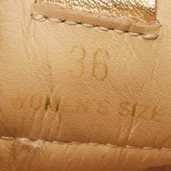 Pre Owned Tod's Pink Leather and Suede Sportivo Lace Up Sneakers Size 36