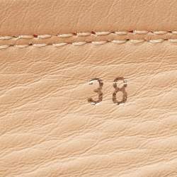 Pre Owned Tod's Multicolor Leather Double T Slip On Loafers Size 38