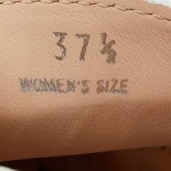 Pre Owned حذاء لوفرز تودز لفيراري سليب أون شامواه بني مع فيونكة مقاس 39.5