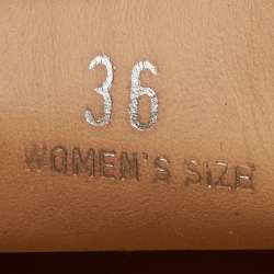 Pre Owned Tod's Beige Leather Penny Slip On Loafers Size 36