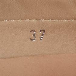 Pre Owned Tod's Blue Nubuck Leather Bow Driver Loafers Size 37