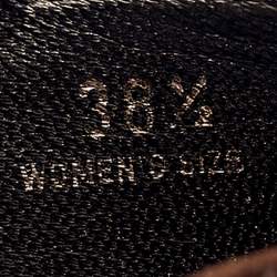 Pre Owned Tod's Brown/Black Suede and Leather Round Toe Pumps Size 38.5