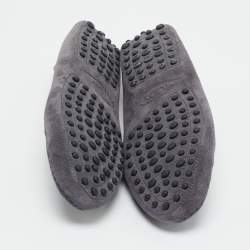 مملوكة مسبقًا Tod's Gommini Size 35 Grey Suede Driver Loafers