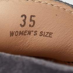 مملوكة مسبقًا Tod's Gommini Size 35 Grey Suede Driver Loafers