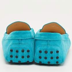 Pre Owned حذاء لوفرز تودز سويدي كحلي مقاس 39.5