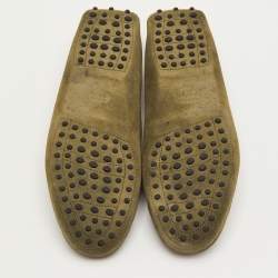 مملوكة مسبقًا حذاء لوفرز تودز غومينو جلد شامواه بني سليب أون مقاس 36.5