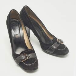 مملوكة مسبقًا حذاء تود جلد بني/كريمي بدون كعب مقاس 37