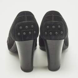 مملوكة مسبقًا حذاء تود جلد بني/كريمي بدون كعب مقاس 37