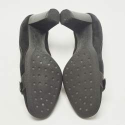 مملوكة مسبقًا حذاء تود جلد بني/كريمي بدون كعب مقاس 37