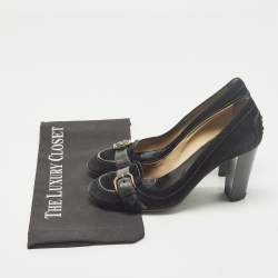 مملوكة مسبقًا حذاء تود جلد بني/كريمي بدون كعب مقاس 37