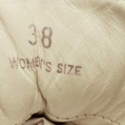 Pre Owned Tod's Size 38 Blue Suede High Top Sneakers