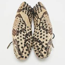 مملوكة مسبقًا حذاء لوفرز تودز غومينو جلد شامواه بني سليب أون مقاس 36.5