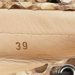 مملوكة مسبقًا حذاء لوفرز تودز غومينو جلد شامواه بني سليب أون مقاس 36.5