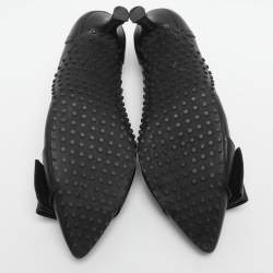 مملوكة مسبقًا Tod's Size 38.5 Black Leather Pumps