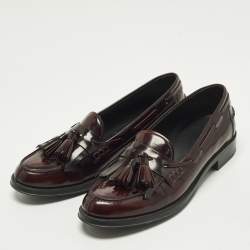 مملوكة مسبقًا Tod's Kiltie Size 39 Leather Tassel Loafers