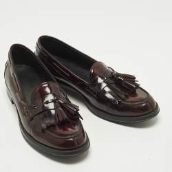 مملوكة مسبقًا Tod's Kiltie Size 39 Leather Tassel Loafers
