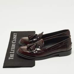 مملوكة مسبقًا Tod's Kiltie Size 39 Leather Tassel Loafers