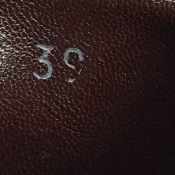 Pre Owned حذاء لوفرز تودز مونك ستراب جلد بني مقاس 39