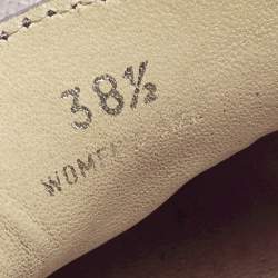 مملوكة مسبقًا Tod's Gommino Size 38.5 Purple Leather Bow Loafers