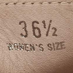 مملوكة مسبقًا Tod's Gommino Size 36.5 Taupe Brown Leather Slip On Loafers