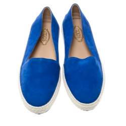 Pre Owned حذاء إسبادريل رياضي تودز سكيت سويدي أزرق فاتح مقاس 38