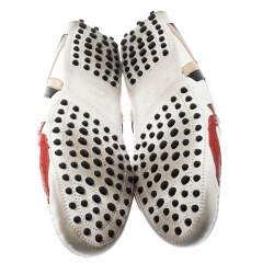 Pre Owned حذاء لوفرز تودز جلد ثعبان وجلد متعدد الألوان سليب أون مقاس 39.5