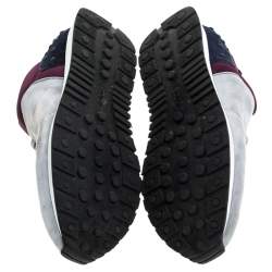 مملوكة مسبقًا Tod's Multicolor Suede and Nylon Lace Sneakers Size 38